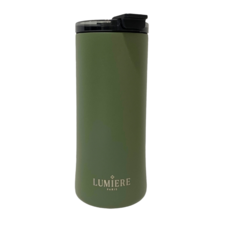 LUMIERE PARIS Glamor 隨行保溫杯 LUSH GREEN, 蒼翠綠, 480ml, 1個