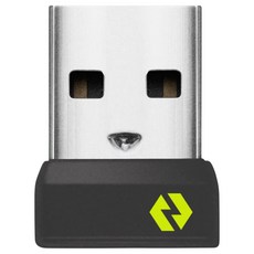 Logitech 羅技 BOLT USB 無線接收器, 1個, Black