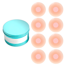 EDGE PRO 女款矽膠胸貼 8入+收納盒, 1套