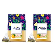 High Tea 伂橙 果乾茶 洋甘菊柚香綠茶包 Set, 含柳橙果乾, 7g, 8包, 2袋
