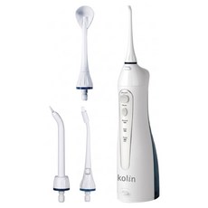 Kolin 歌林 攜帶型電動沖牙機/洗牙器/沖牙器 附噴嘴頭 4支, JB185, 白色