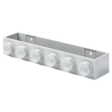 LEGO 裝飾書架 478 x 78 x 115mm, 石灰色, 1個