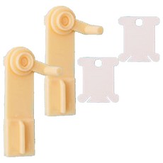 繡線繞線器 + 梭芯 240p 套裝, 混色, 2組