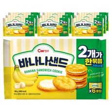 CW 香蕉奶油夾心餅乾 2袋組, 5組, 360g