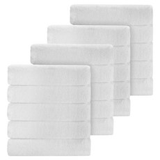 하비티 건조가 빠른 데일리 수건 150g 30수 면사, 화이트, 20개