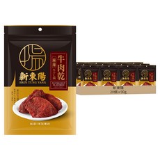 新東陽 麻辣牛肉乾, 20個, 90g