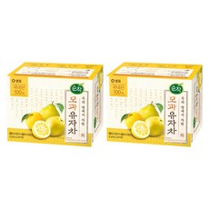 순작 모과 유자차 티백, 800mg, 40개입, 2개