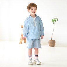WALTONKIDS 兒童化纖防風套頭衫上下套裝