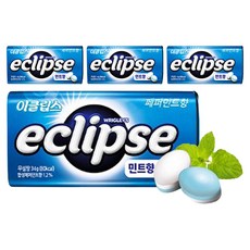 이클립스 페퍼민트향 캔디, 34g, 4개