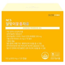 뉴트리코어 달맞이꽃종자유 영양제, 120정, 1개