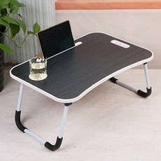 Standard Living 攜帶型床上折疊桌 附杯槽+IPad卡槽, 黑色, 1個