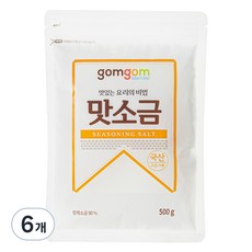 곰곰 맛소금, 500g, 6개