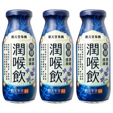 順天本草 潤喉飲, 200ml, 3瓶