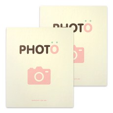 2Youngdesign 4 x 6 相簿 160格 2入, 奶油色, 40張