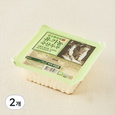 김구원선생 유기가공식품 인증 국산 두부, 300g, 2개