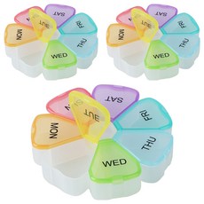 市場A色花藥盒顏色, 3個