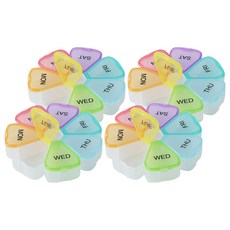 市場A色花藥盒顏色, 4個