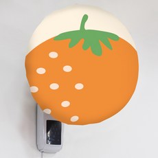 HANEE 印花風扇防塵罩, 橙色