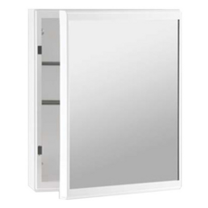 雙手萬能 浴用置物收納鏡箱 象牙白 台灣製, 1個