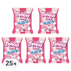 스쿼시 젤리 딸기크림맛, 딸기크림향, 25개, 90g