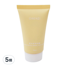 ORENZI 歐倫琪 草本保濕泥膜 70ml 深層清潔毛孔 草本配方 保濕補水, 5條
