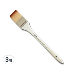 韓國 Rubens 寬版刷 83 人造毛 排刷, 3個