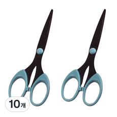 北歐風不鏽鋼桌上型多功能剪刀, 10個, 藍色