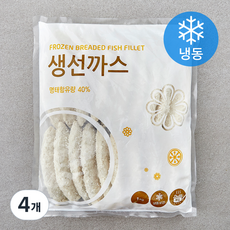 랜시 중국산 생선까스 (냉동), 1kg, 4개