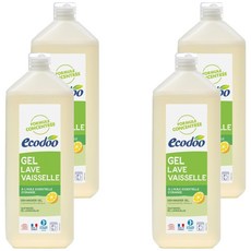 에코두 자동식기세척기용 세제 젤 액상형, 1L, 4개