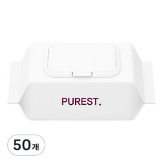 퓨어스트 시그니처 초순수 저자극 엠보싱 아기물티슈 캡형, 50개, 100매, 50g