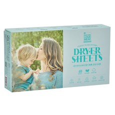 NATURE LOVE MERE 嬰幼兒專用 香氛烘衣紙 衣物柔軟精 經典原香 正裝, 1個, 40入