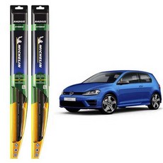 MICHELIN 米其林 Radius 混合式雨刷 駕駛座 + 副駕駛座組合, Volkswagen Golf 7代 MK7 2013年~2017年