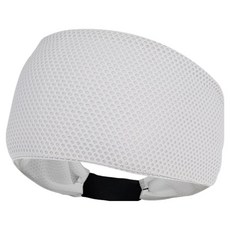 SNBRO 3-WAY 網眼鬆餅格紋頭帶, 白色, 1個