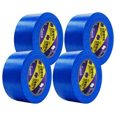 신흥테이프 국산 대용량 라바 청면테이프 48mm x 25M 파랑, 4개