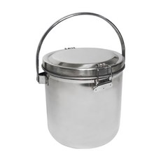 橘之屋 304加厚防溢二層提鍋 14cm, 銀色, 1個