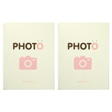 2Youngdesign 4x6迷你相冊, 奶油白色, 40頁, 2本