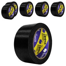 신흥 라바 청면테이프 48mm x 15M 검정, 6개