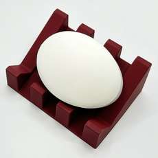 바코젤 논슬립 실리콘 비누받침, 와인, 1개