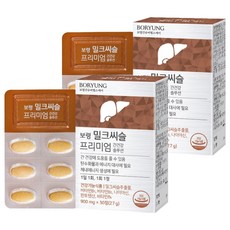 보령 밀크씨슬 프리미엄 간건강 솔루션, 30정, 2박스