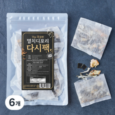The푸짐한 국내산 멸치디포리 다시팩, 15g, 6개입, 6개