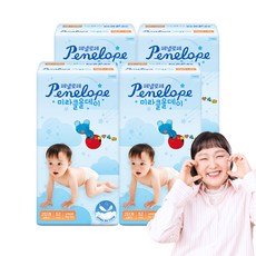 Penelope Miracle全天候乾爽黏貼型尿布, 第2階段, 208片