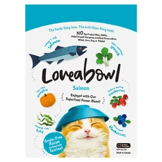 Loveabowl 囍碗 全齡貓 天然無穀系列 乾飼料, LBC4 鮭魚, 1kg, 1袋