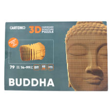 CARTONIO 3D立體拼圖 套裝 14-99歲適用 DIY 60分鐘, BUDDHA佛祖, 1組, 79