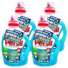 Persil 寶瀅 台灣公司貨 深層酵解洗衣凝露除菌防蟎, 2.2L, 1入, 4罐