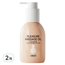 바른생각 플레져 마사지오일 누드바닐라향, 150ml, 2개
