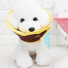 寵物甜甜圈造型防舔頭套 M號, 1個, 150克