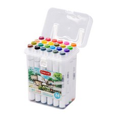 NORA雙頭素描馬克筆組, 24 種顏色, 1套
