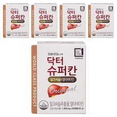 닥터슈퍼칸 에이치엘사이언스 밀크씨슬 멀티비타민 30g, 30정, 5개