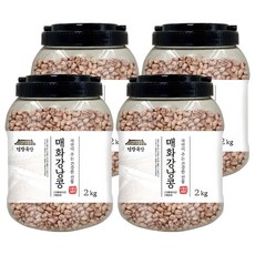 건강곡간 매화강낭콩 크랜베리빈 새알콩 통, 2kg, 4개