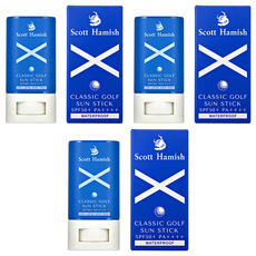 스콧해미쉬 클래식 골프 선스틱 SPF50+ PA++++, 18.5g, 3개